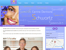 Tablet Screenshot of centredentaireschwartz.com